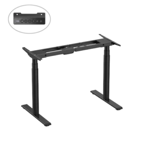 רגליים עגולות שחורות לשולחן חשמלי מבית LUMI M10-23DE